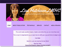 Tablet Screenshot of lisahutchison.net